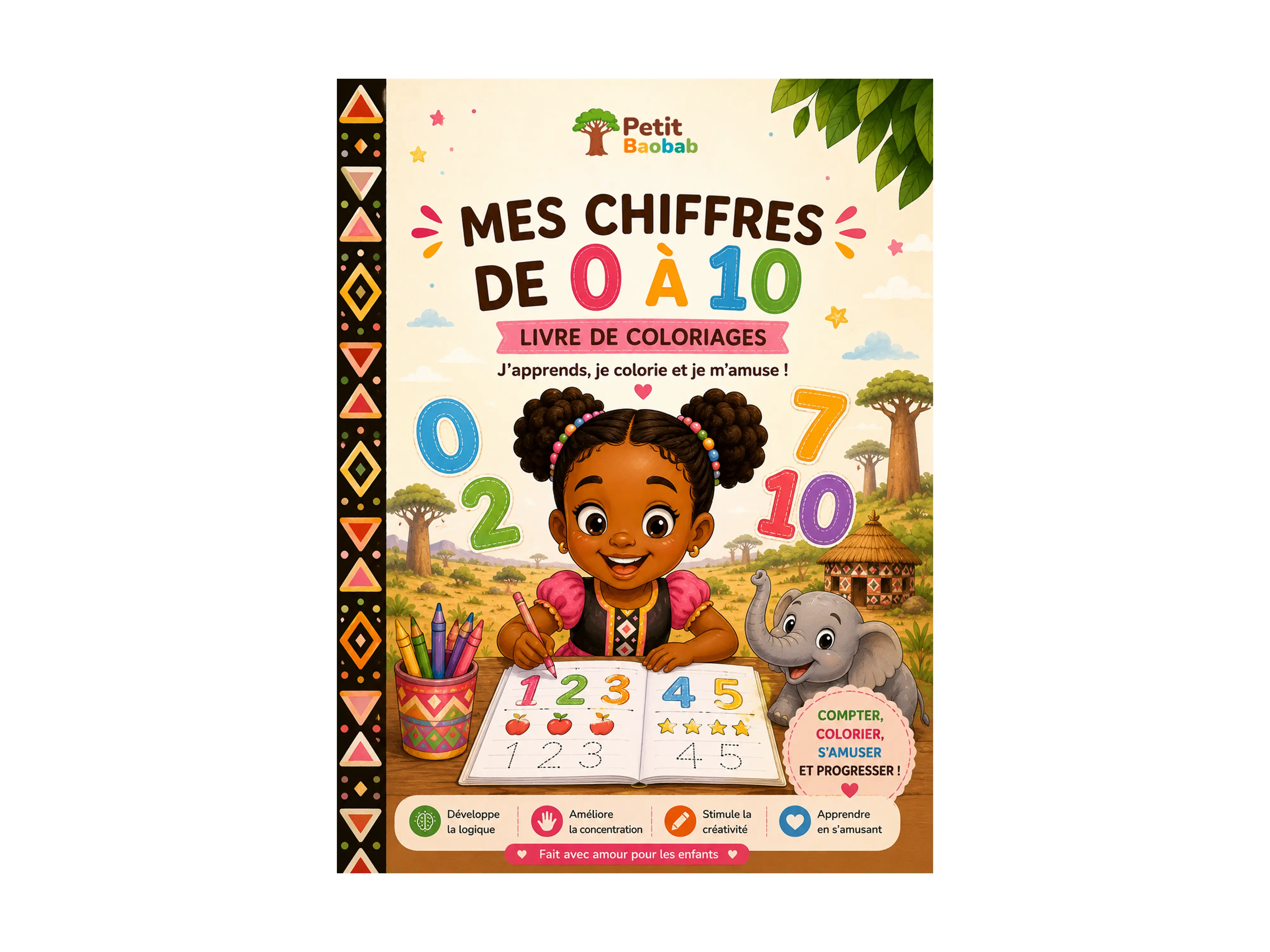 Mon livre de coloriages (Color by Number) – Mes chiffres de 0 à 10 preview 2