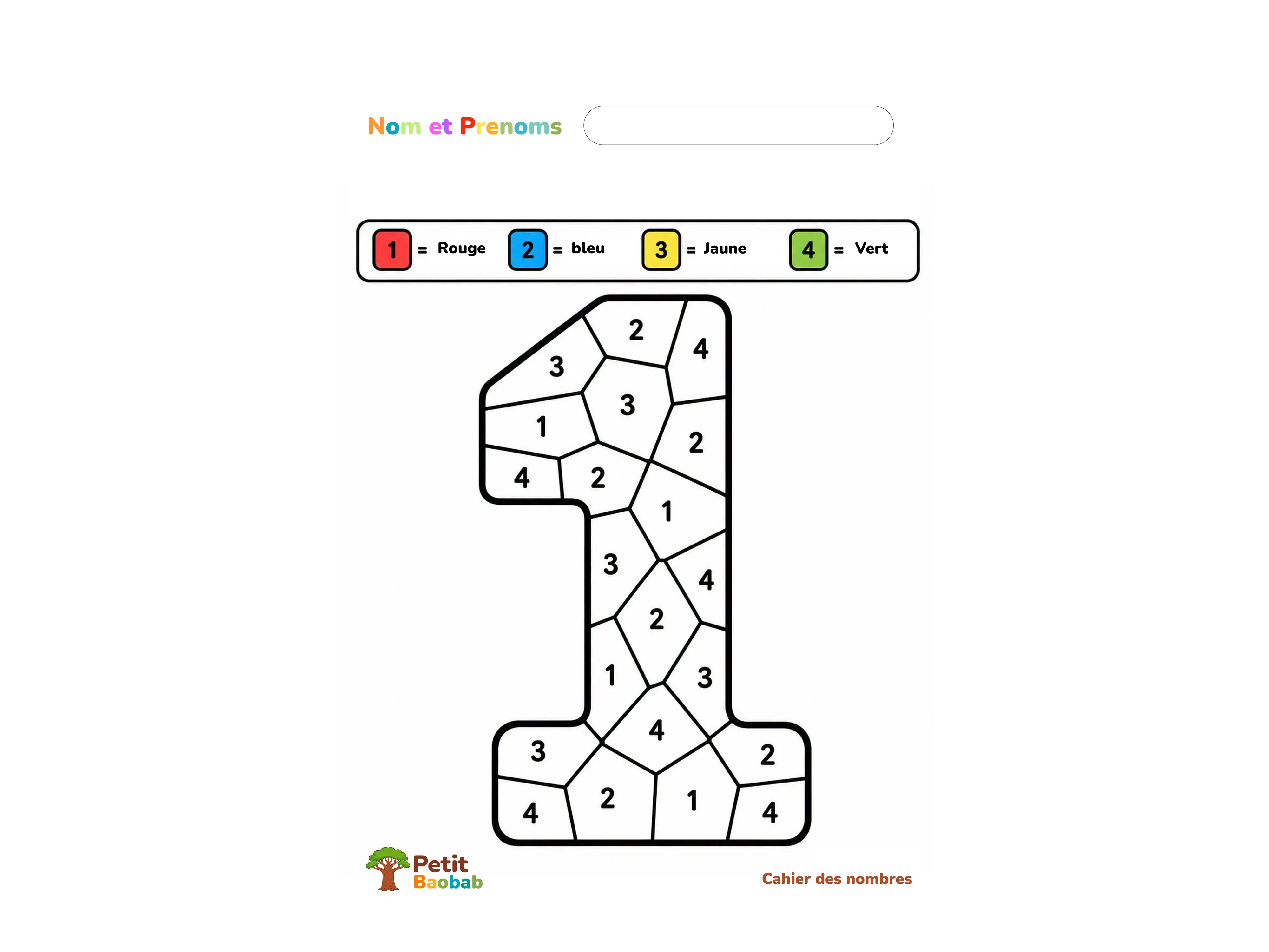 Mon livre de coloriages (Color by Number) – Mes chiffres de 0 à 10 preview 3