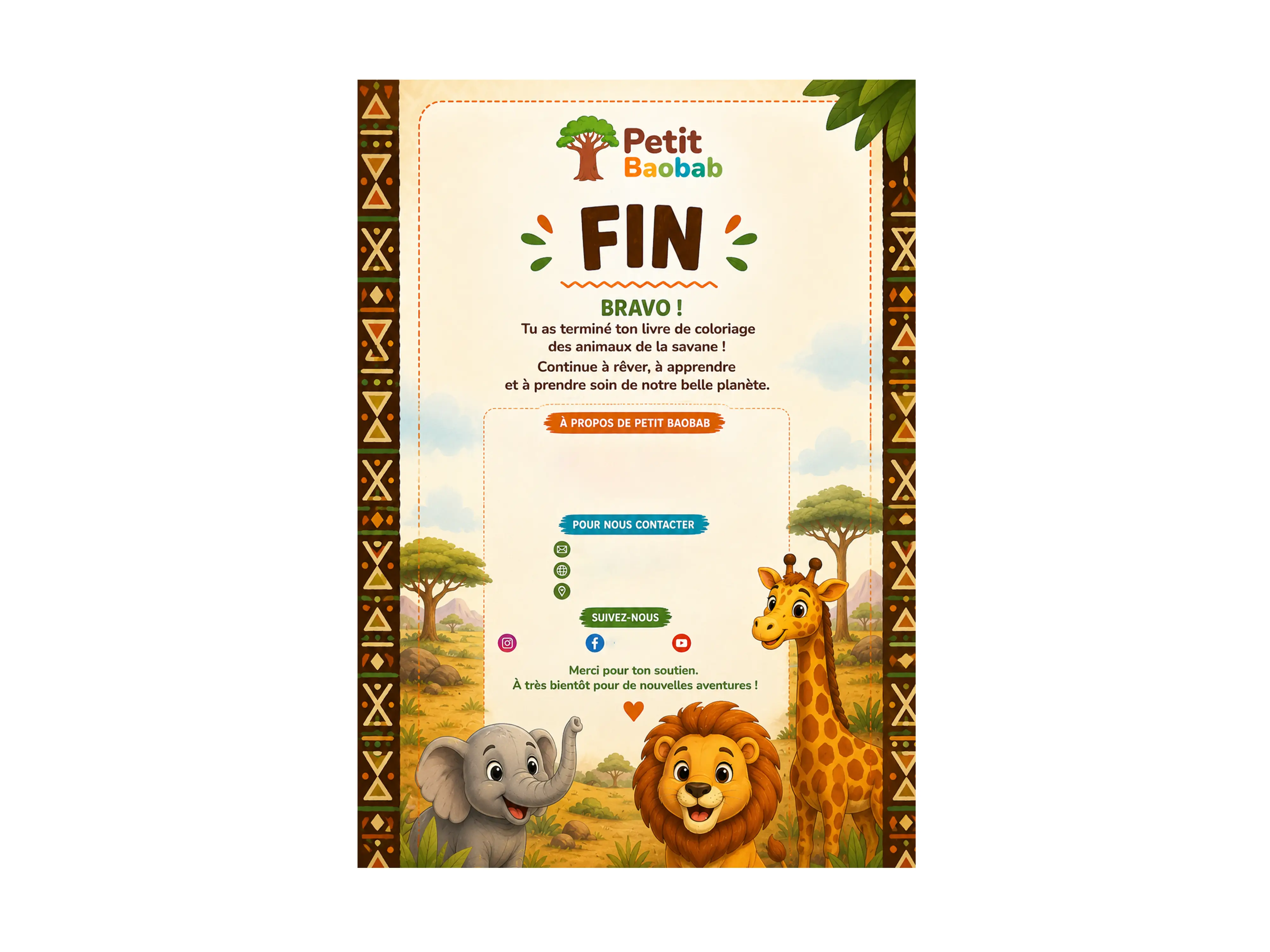 Les Animaux de la Savane Africaine preview 3