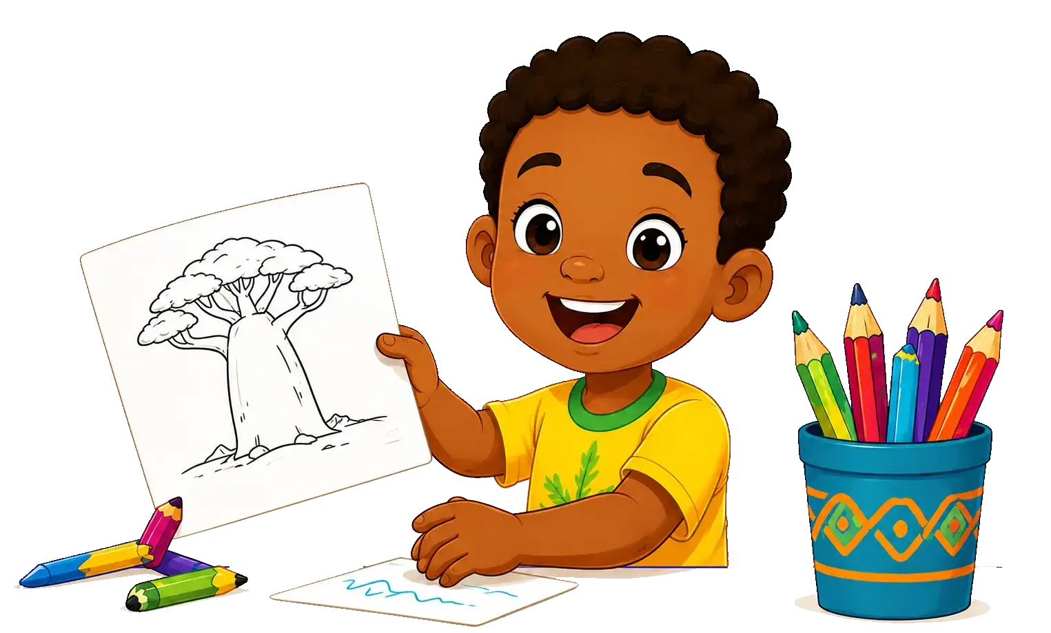 Enfant qui dessine